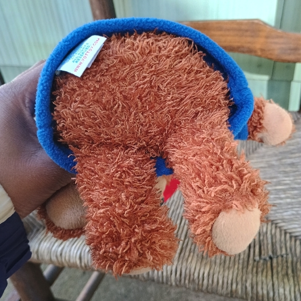 Tottoy Paddington Teddy Bear 10" Plush Stuffed Animal with Blue Coat Red Hat - Picture 3 of 15
